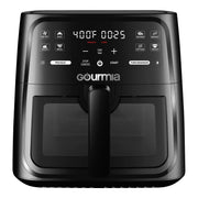 Gourmia GAF823B 8-Quart Digital Window Air Fryer, with 8 One-Touch Functions, Black
