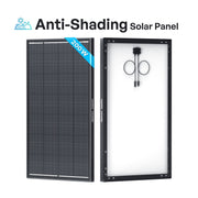 Renogy ShadowFlux 200W N-Type Solar Panel, 25% High-Efficiency, Anti-Shading Technology, IP67 Waterproof, Lightweight, Black, RSP200DC-ASR-WAL