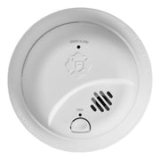 First Alert 10 Year Battery Ionization Smoke Alarm, White, Round, 85 dB, 1046856