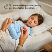 Braun Baby 3-in-1 Digital Thermometer, Flexible Soft Tip, Color-Coded Backlit Display, Battery Powered, Gray