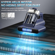 Teant MV-BLUE Mattress Vacuum Cleaner, Handheld, 600W Motor, 16kPa Suction, 33,000 RPM Tapping Brush, Blue