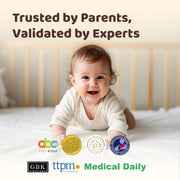 Netvue Peekababy Baby Monitor, 1080p HD Video, Wireless Audio, 4-in-1 Crib Mount, Smart App with Sleep Analysis and Two-Way Talk