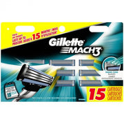 P&G 4740065704 Gillette Mach3 Men's Razor Blade Refills, 15 ct