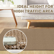 Glattice Hallway Runner Braided Indoor Floor Carpet Runners, 2'x12'(24