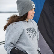 StrikerICE 3246001 Slayer Hoodie for Kids - Heather Gray - S
