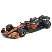 Bburago Formula 1 McLaren Die-Cast Model Car Set, 7 Vehicles, 1/43 Scale, Display Stand Included, Multi-Color, 38169