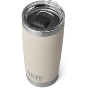 YETI Rambler 20 oz Insulated Tumbler with MagSlider Lid, Stainless Steel, Cape Taupe