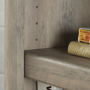 Better Homes & Gardens 423733 Glendale 5 Shelf Bookcase, Rustic Gray Finish