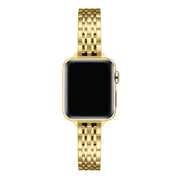 Posh Tech Stella Skinny Stainless Steel Watch Band, Gold, Adjustable 20mm, PT-AWSKRAUN-GDR