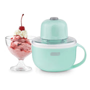 Dash My Mug Ice Cream Maker, Single Serve 0.5 Qt, Built-In Ingredient Chute, SmartStore Design, Aqua, DMIC100GBAQ04