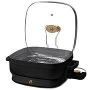 Drew Barrymore 19168 Beautiful 5-in-1 Electric Expandable Skillet Black Sesame, Up to 7 QT