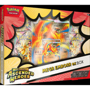 Pokemon TCG Mega Evolution Ascended Heroes Box with Foil Promo Card, Oversize Lenticular Card, 4 Booster Packs, Multi Color, 10-10313-126