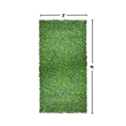 Screenguard Faux Green Boxwood Privacy Screen, Durable Plastic, 36 in H x 8 ft L, Natural Appearance