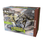 Wizards of the Coast Secrets of Strixhaven Trading Card Game Bundle, 9 Play Boosters, 30 Land Cards with Full-Art Foil, Alt-Art Foil Promo Card, Spindown Life Counter, Storage Box, 95275677