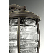 Signal Bay Collection 1-Light Oil-Rubbed Bronze Outdoor Flushmount