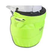Milwaukee 48-73-1070 Bolt Yellow High Visibility Mesh Sunshade with 50+UPF UV Protection