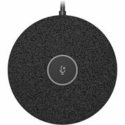 Logitech Rally Mic Pod Wired Omnidirectional Condenser Microphone Graphite XLR Connector 989-000430