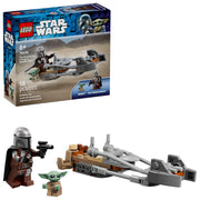 LEGO Star Wars The Mandalorian & Grogu Speeder Bike Building Toy, 58 Pieces, Multicolor, 75436