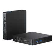 RNRUO Mini PC, Intel Pentium Gold 6500Y 4-Core 2.64GHz, 16GB DDR3 RAM, 512GB M.2 SSD, WiFi 6, Bluetooth 5.0, HDMI, USB 3.2, VESA Mount, Windows 11