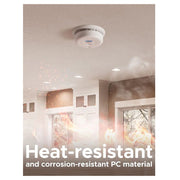 X-Sense SC01-W Smoke Detector Carbon Monoxide Detector Combo 10 Year Battery Wireless Fire Alarms Smoke Detectors, 6-Pack