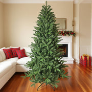 Fir Artificial Christmas Tree 7.5FT w/3728 PE&PVC Mixed Branches  Bringstar Xmas Tree Hinged
