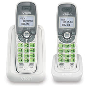 VTech CS6114-2 2 Handset Cordless Phone, White