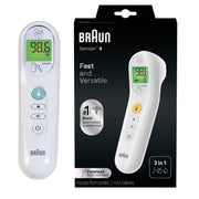 Braun BNT100US No Touch 3-In-1 Digital Thermometer, White