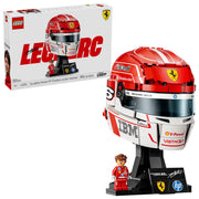 LEGO Editions Scuderia Ferrari HP Charles Leclerc Helmet Building Set, 886 Pieces, Collectible F1 Display with Minifigure and Stand, Multicolor, 6590600
