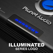Planet Audio AC2500.1M 2500 Watt Monoblock Car Amplifier, Mosfet Power Supply
