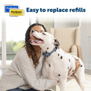 PetSafe Spray Bark Collar, Rechargeable, Water-Resistant, Navy, Medium Size for Dogs 8 lb and Up, Includes Citronella and Unscented Spray Cartridges, PBC00-16368