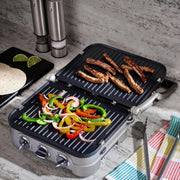 Cuisinart GR-4NNAS Griddler Indoor Grill, Griddle, and Panini Press Color, Stainless Steel