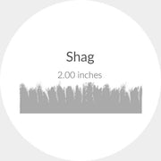 Safavieh Milan Shag Collection SG180-1212 Ivory Runner (2' x 6')