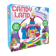Big Time Toys Candy Land Snow Cone Maker, Kid-Powered Hand Crank, Pink Multi-Color, Includes Blue Raspberry Flavor Packet, 12 in, 1.2 lb, 93115