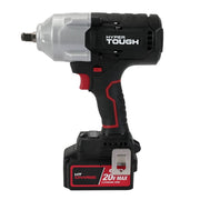 Hyper Tough 6083 20V Brushless Cordless 1/2-In Impact Wrench, 900 Ft-Lbs Torque, Built-In LED Light