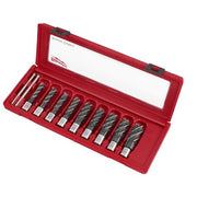Milwaukee 49-22-8410 Annular Cutter Kit, 9 Cutter, 2 Bits, 11 Pc, Black (49-22-8410)