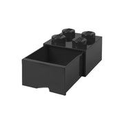 Lego Storage Brick Drawer 4 Black - NO COLOR ONE SIZE