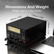 Jesverty Universal Compact Bench Power Supply, 30 Amp Regulated, Adjustable 9-15 Volt Output, Cooling Fan, Screw Type Terminals, SPS-30II