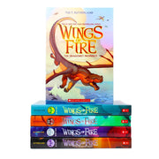 Scholastic US Wings of Fire Book Box Set, Complete First Five Books, Hardcover, Illustrated Edition, 9780545855723