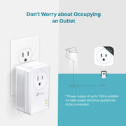 TP-Link Powerline Network Adapter Kit, AV1000 Gigabit Passthrough, AC1200 Dual Band WiFi, OneMesh Compatible, Plug & Play, White, TL-WPA7617 KIT
