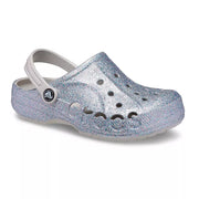 Crocs Baya Toddler Glitter Clogs, Toddler Girl's, Size: 7 T, Silver