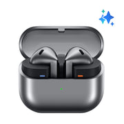 Samsung SM-R530NZAWXAR Galaxy Buds3 Bluetooth Earbuds with Charging Case, Silver