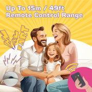 Biottro Fart Machine with Remote Control, Pocket Size, Realistic Sounds, Black
