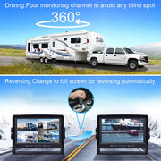 eRapta Truck Trailer Rear and Side View 9'' Backup Camera