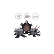 Thyme & Table TT0163 Non-Stick Pots and Pans 12-Piece Cookware Set, Rose Gold