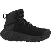 Hoka Kaha 3 GTX Men's Hiking Boots, Black Nubuck Leather, GORE-TEX Waterproof, Vibram Megagrip Outsole, Size 11.5, 1162530-BBLC