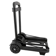 G-Force Premium Folding Luggage Trolley with 37.5-Inch Telescoping Handle, 110lb Capacity, Wheeled Base, Built-In Bungee Cord, Black, 36046