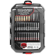 Real Avid Accu-Punch 37 Pc. Gunsmithing Punch Set with Hardened Steel, Brass, Roll Pin, Flat Tip, and Pin Alignment Tool, AVMAPS