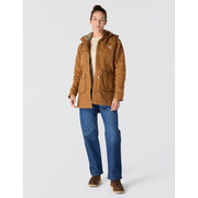 Carhartt Loose-Fit Weathered Washed Duck Coat for Ladies - Carhartt Brown - S