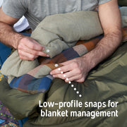 Kelty 35431725BOV Wayback 20 F Oversized Sleeping Bag, Burnt Olive