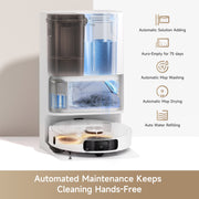 Dreame L10s Ultra Gen 2 Robot Vacuum and Mop with MopExtend RoboSwing Technology, 10,000Pa Vormax Suction, Fully Automatic Base Station, Pet Friendly Mode, 32 Water Level Settings